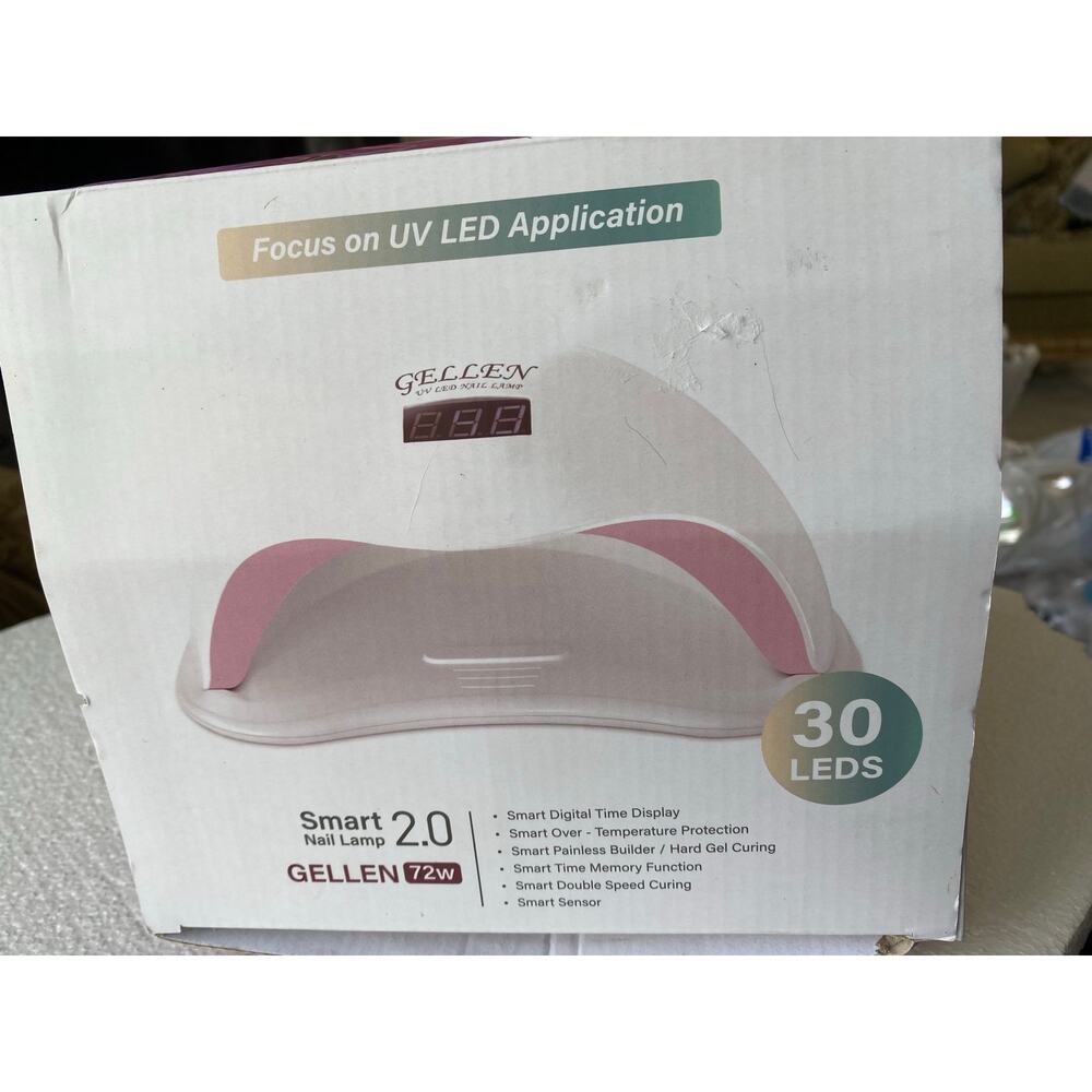 gellen 72w led nail lamp 30 Smart 2.0 over-temperature protección profesional